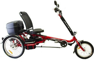 electric tricycle recumbent trike riding bicycle salvo