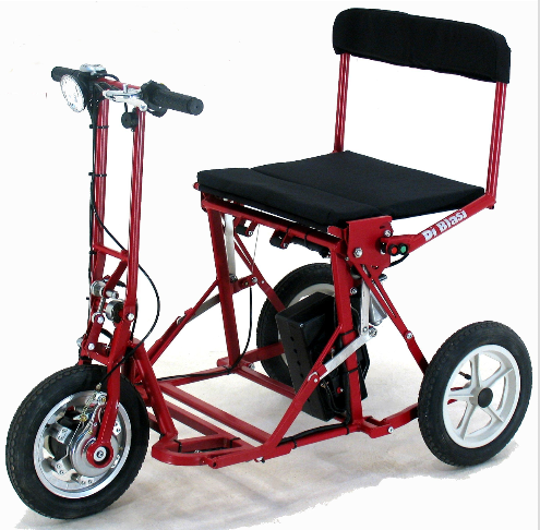folding electric tricycle scooter